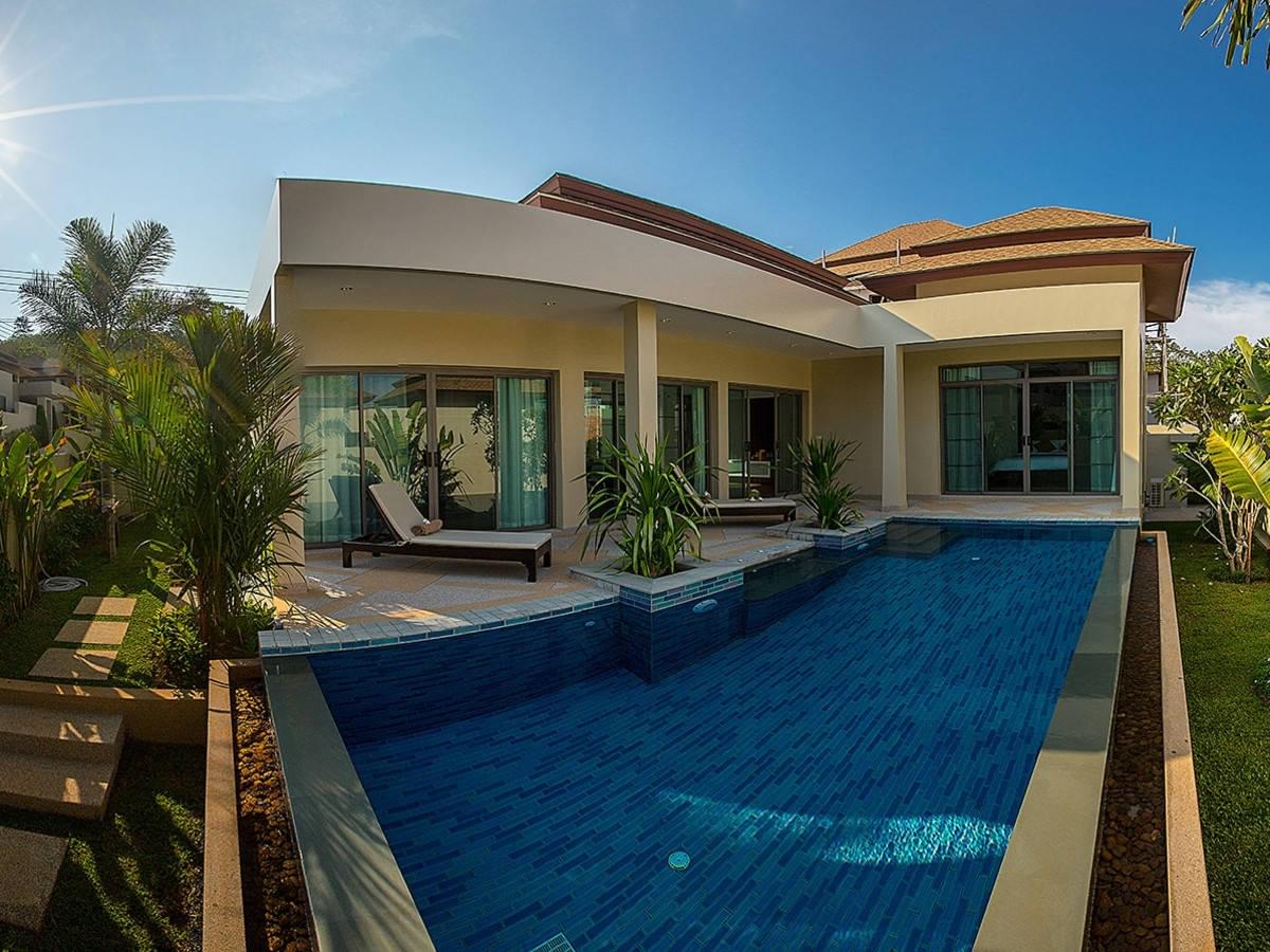 Восхитительная вилла с 2 спальнями и с видом на бассейн в проекте Шанти, на пляже Равай