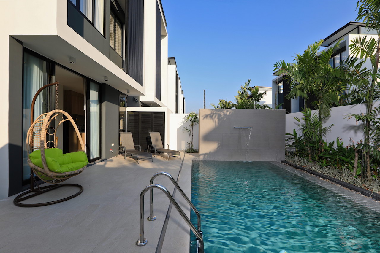 Великолепная вилла с 3 спальнями и с видом на бассейн в проекте Лагуна Парк 2, на пляже Бангтао/Лагуна