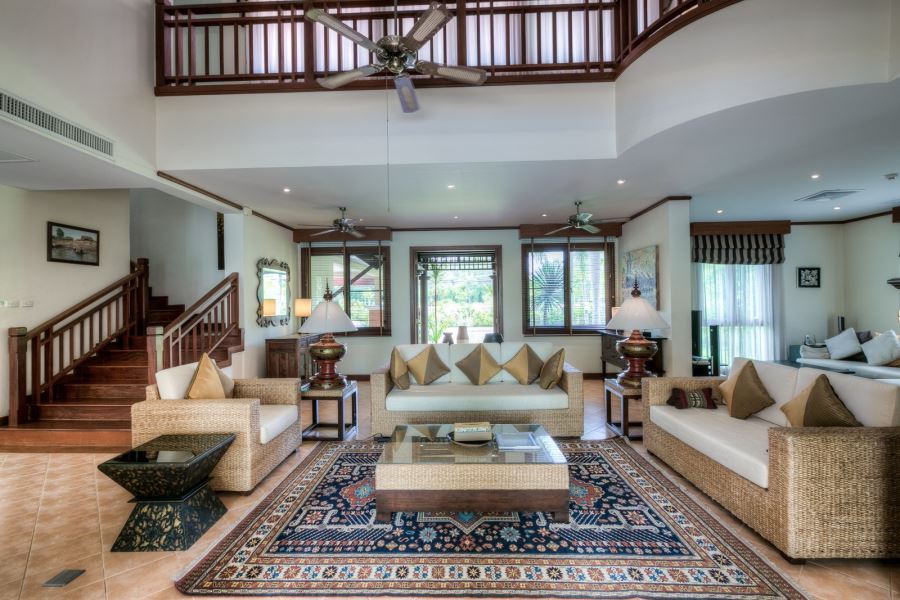 Комфортабельная вилла с 4 спальнями и с видом на бассейн в проекте Лагуна Линкс, на пляже Бангтао/Лагуна