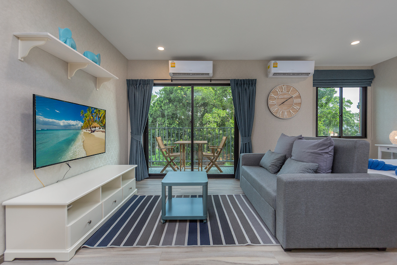 Шикарные апартаменты студия и с видом на бассейн в проекте Зе Тайтл Резиденс Наянг, на пляже Найянг