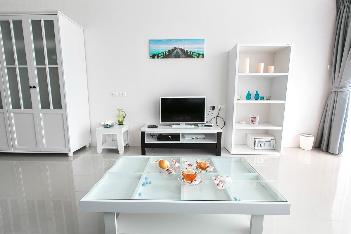 Cтильные апартаменты с 1 спальней и с видом на море в проекте Карон Чик, на пляже Карон