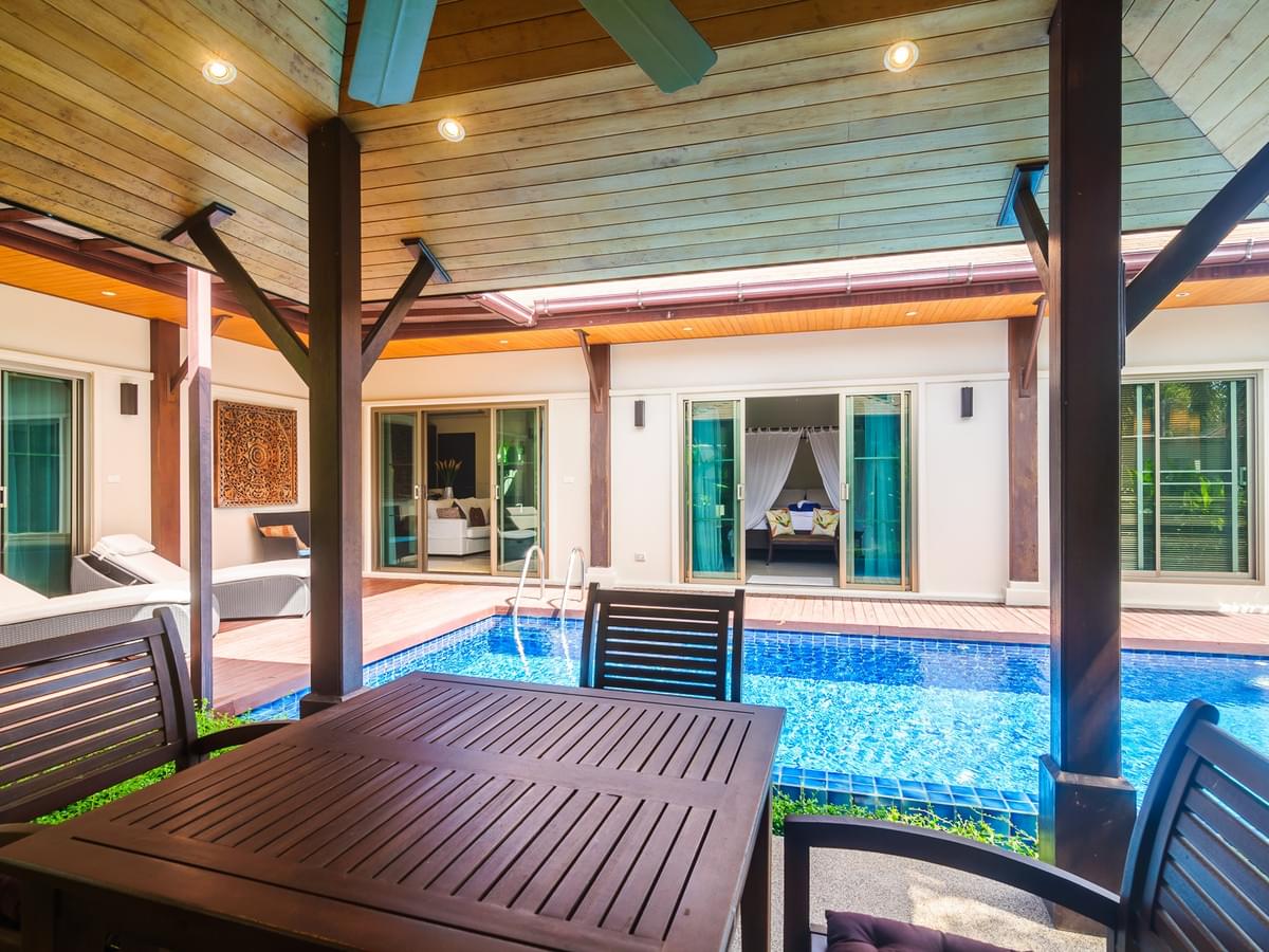 Прекрасная вилла с 3 спальнями и с видом на бассейн в проекте Ниш Виллас, на пляже Найхарн