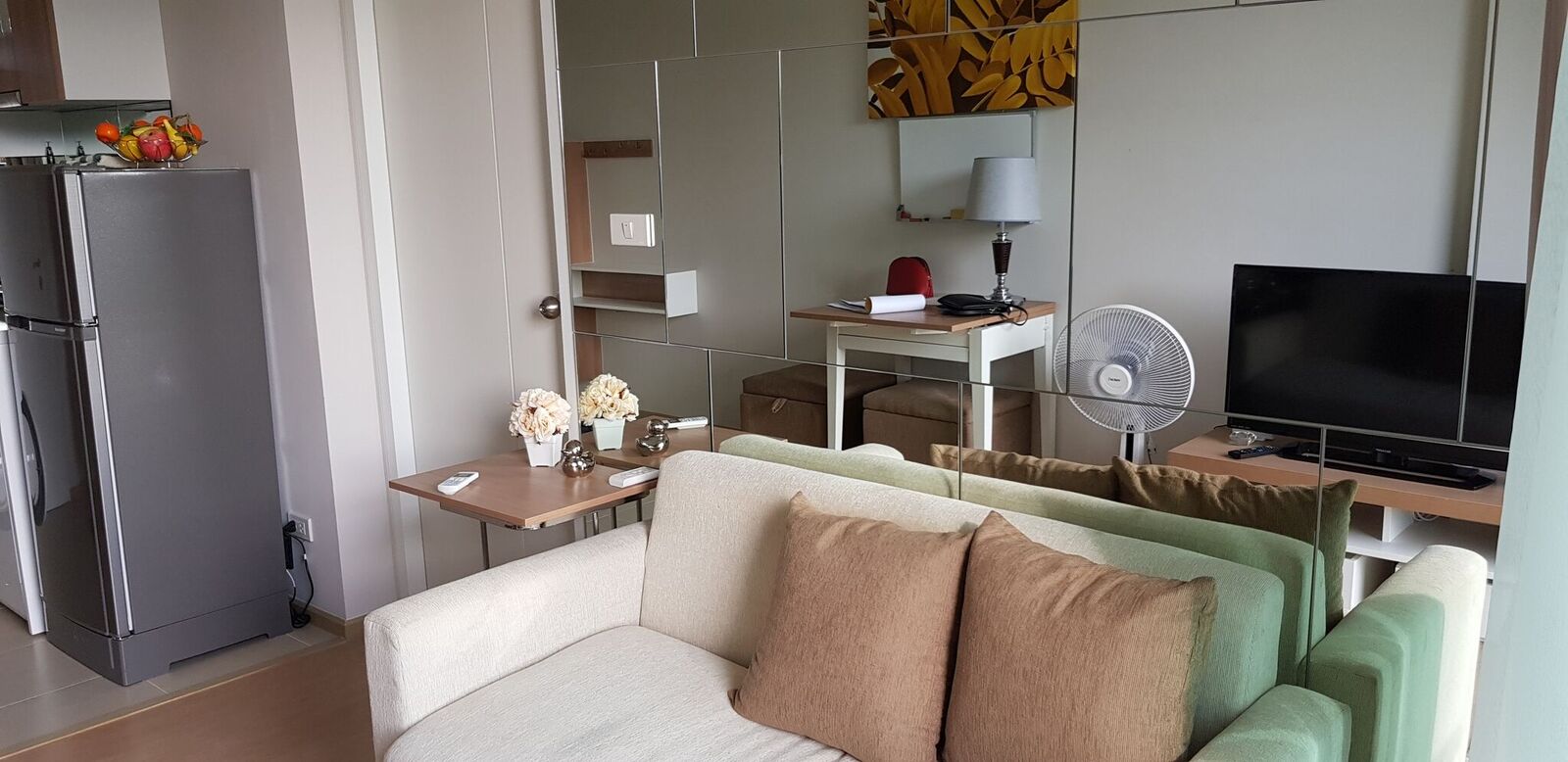 Cтильные апартаменты с 1 спальней и с видом на город в проекте Зескейп 1 Кондоминиум, на пляже Бангтао/Лагуна