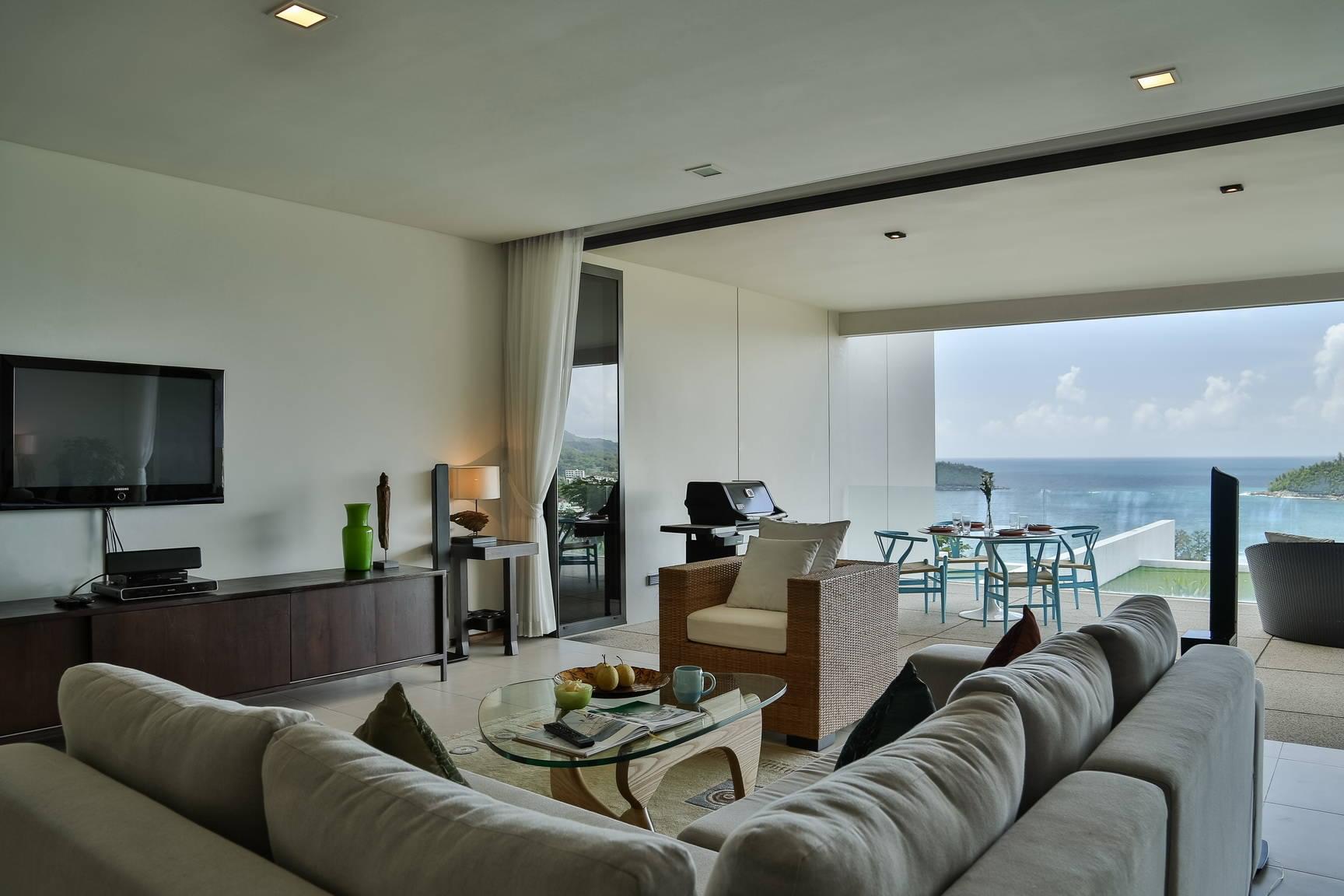 Cтильные апартаменты с 2 спальнями и с видом на море в проекте Зе Хэйтс, на пляже Ката