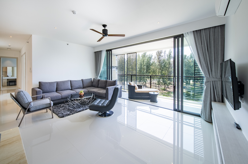 Модные апартаменты с 3 спальнями и с видом на море в проекте Кассия Резиденсис, на пляже Бангтао/Лагуна