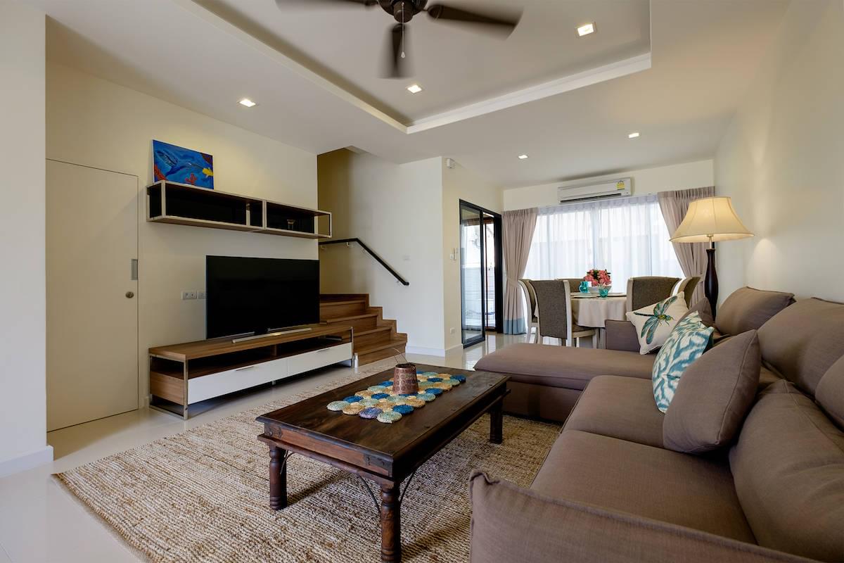 Сногсшибательный таунхаус с 3 спальнями и с видом на сад в проекте Лагуна Парк, на пляже Бангтао/Лагуна