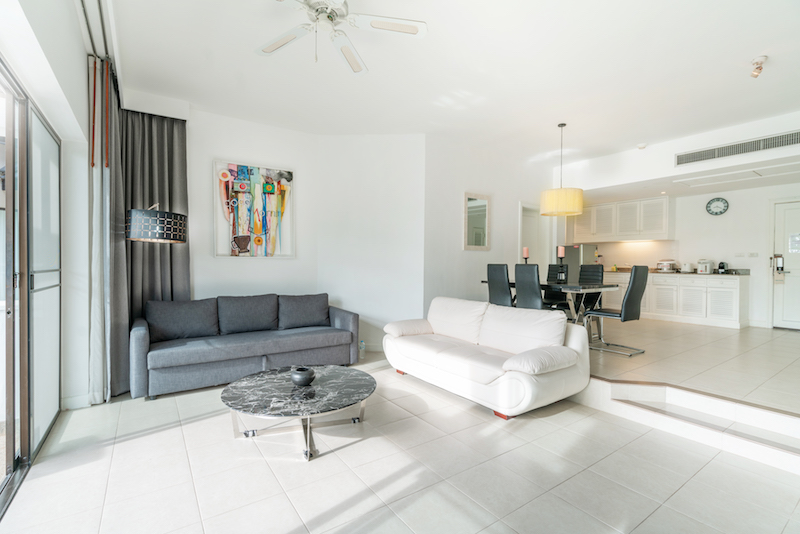 Превосходные апартаменты с 2 спальнями и с видом на горы в проекте Алламанда 2 и 3, на пляже Бангтао/Лагуна