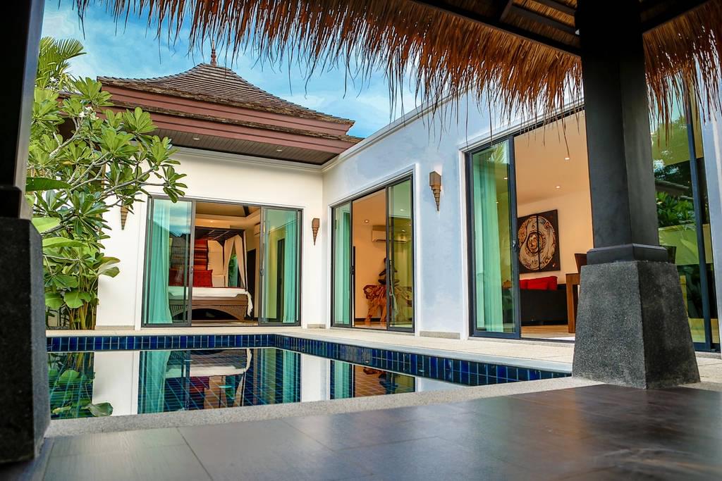 Модная вилла с 1 спальней и с видом на бассейн в проекте Аэлита, на пляже Бангтао/Лагуна