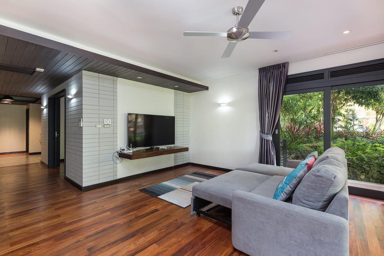 Восхитительные апартаменты с 3 спальнями и с видом на сад, не далеко от моря в проекте Чом Таван, на пляже Бангтао/Лагуна