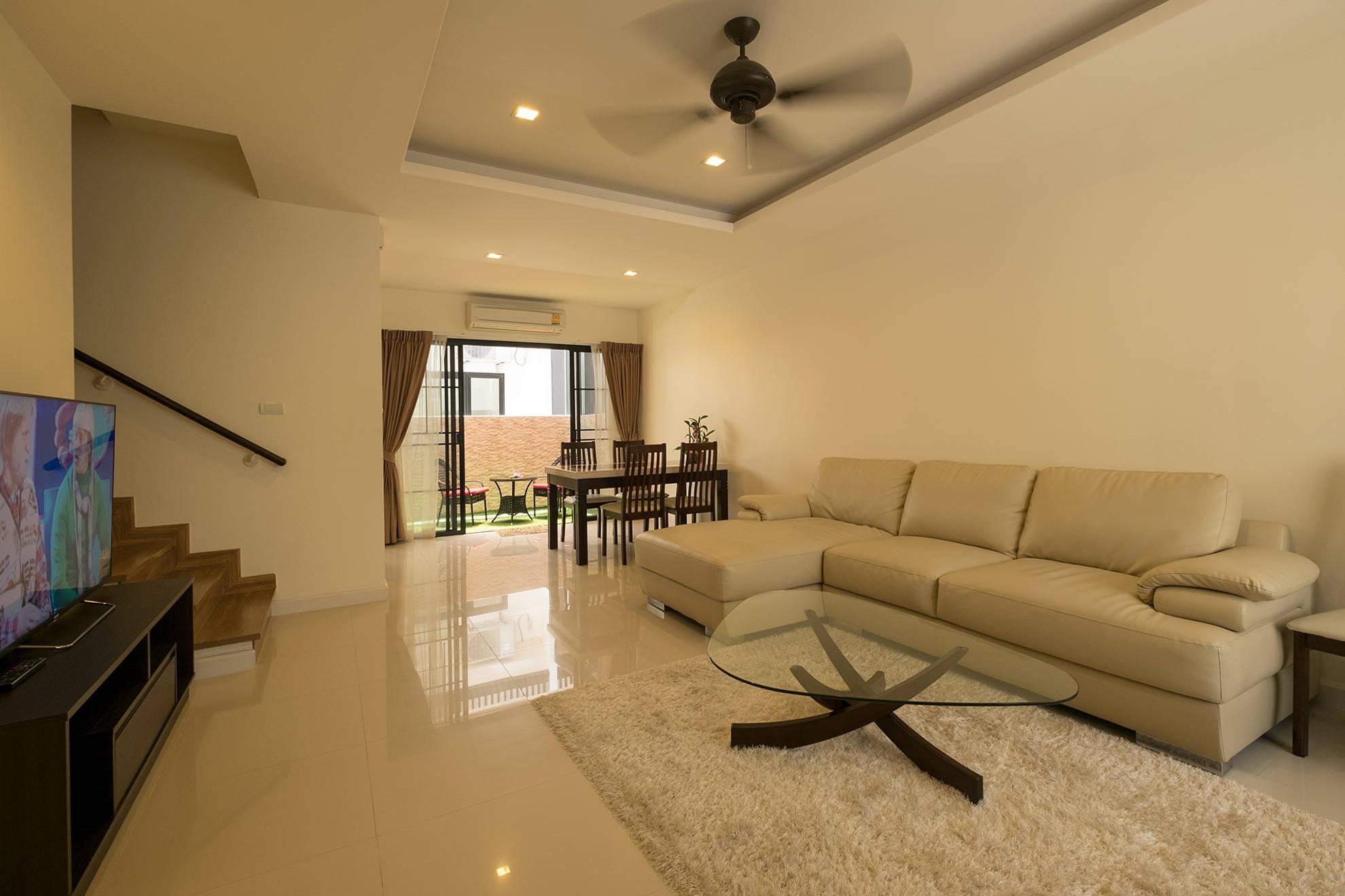 Cтильный таунхаус с 3 спальнями и с видом на сад в проекте Лагуна Парк, на пляже Бангтао/Лагуна