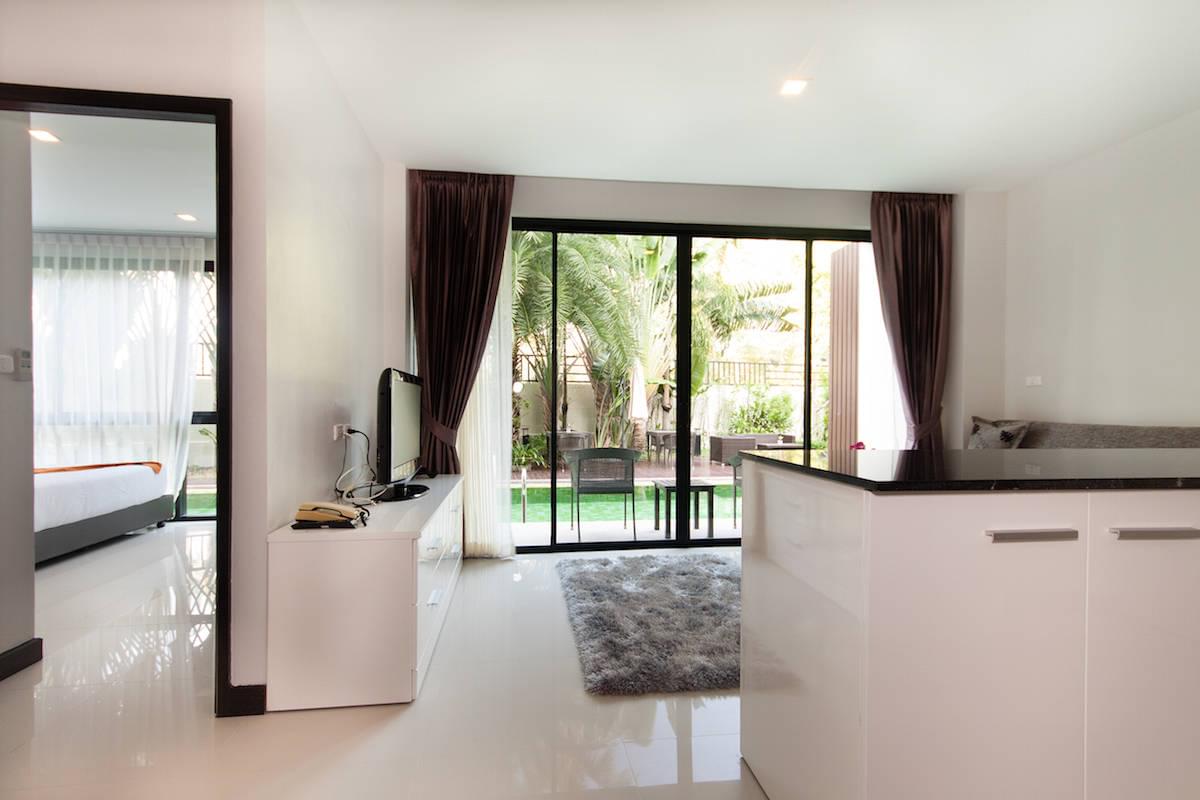 Восхитительные апартаменты с 2 спальнями и с видом на сад в проекте Зе Крис, на пляже Сурин