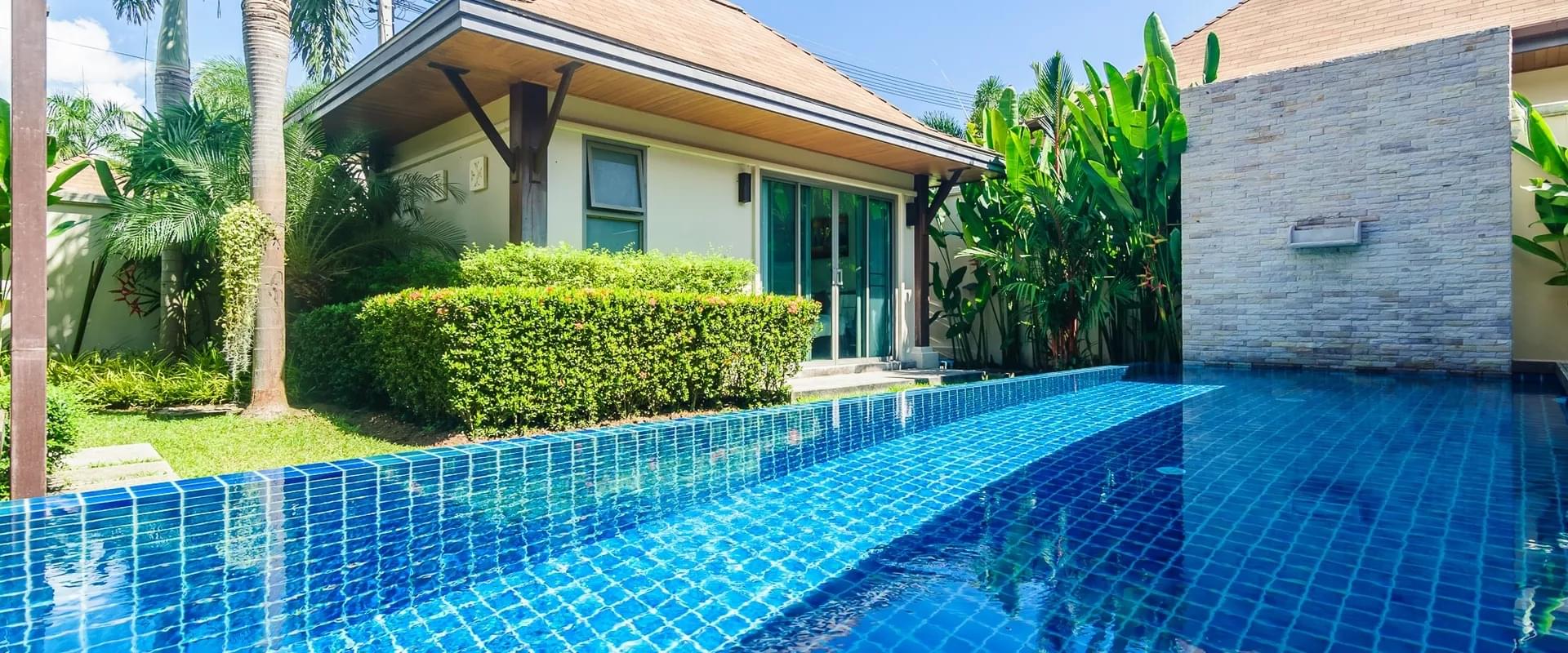 Сногсшибательная вилла с 3 спальнями и с видом на бассейн в проекте Ниш Виллас, на пляже Найхарн