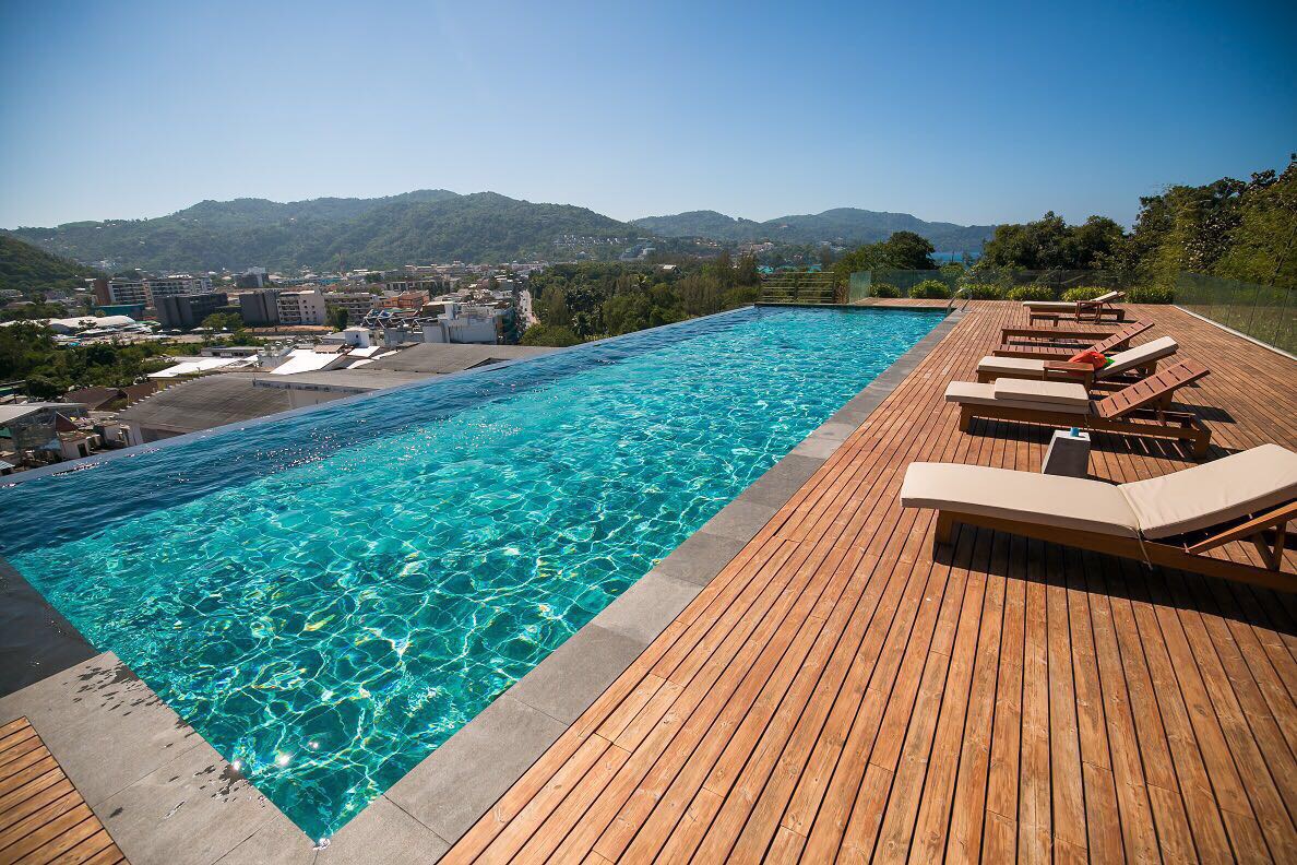 Сногсшибательные апартаменты с 2 спальнями и с видом на город в проекте Ку Концепт, на пляже Ката