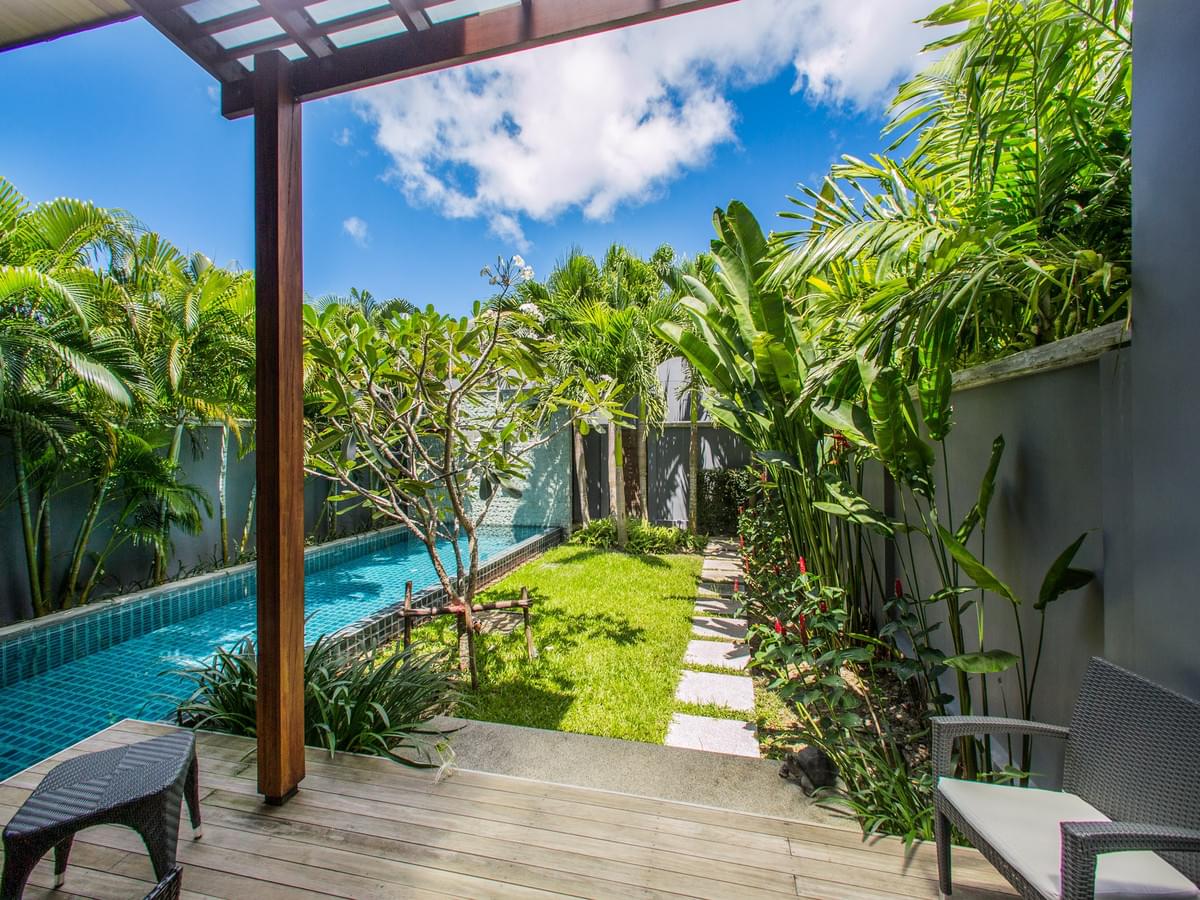 Сногсшибательная вилла с 2 спальнями и с видом на сад в проекте Оникс, на пляже Найхарн