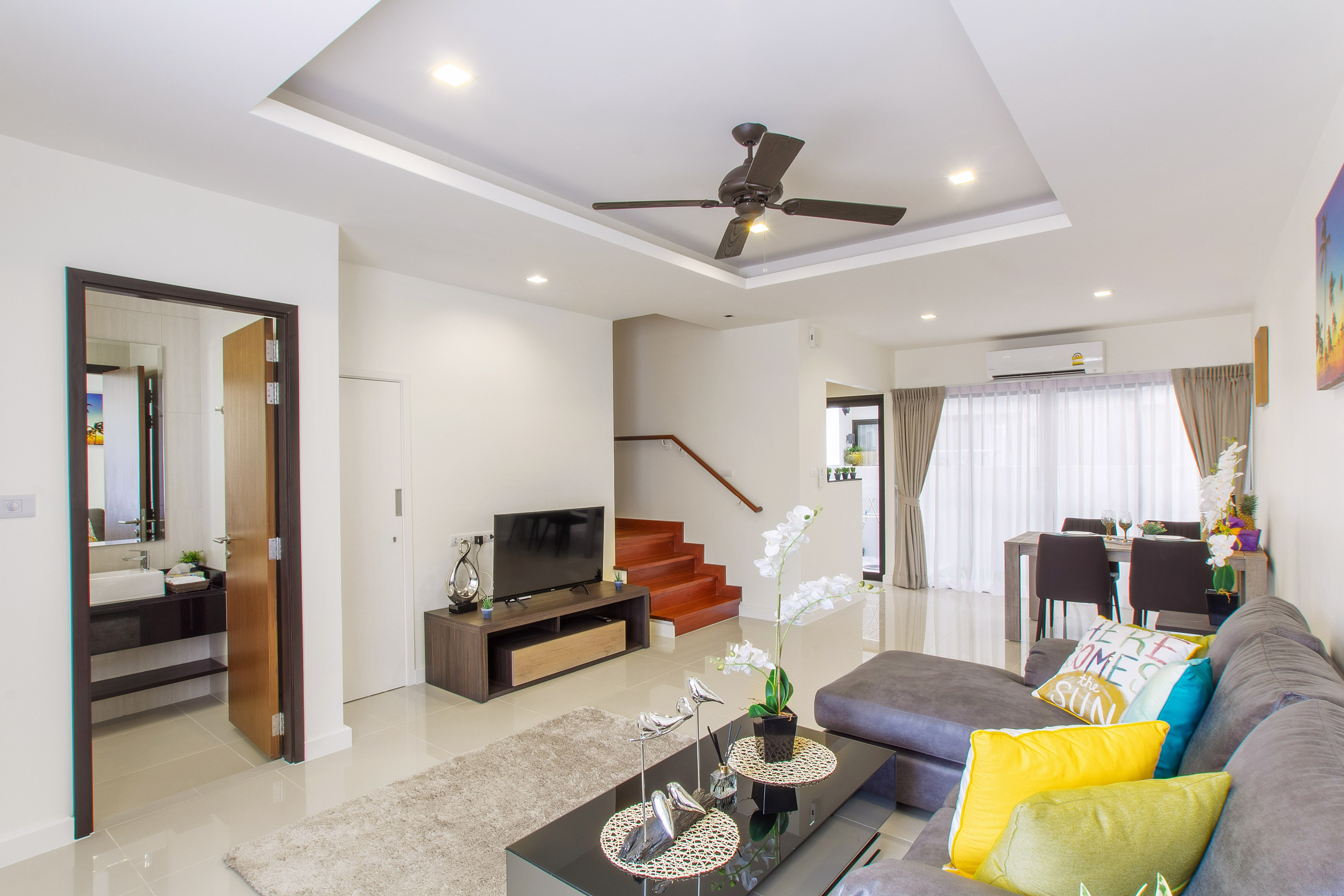 Модная вилла с 3 спальнями и с видом на сад в проекте Лагуна Парк, на пляже Бангтао/Лагуна