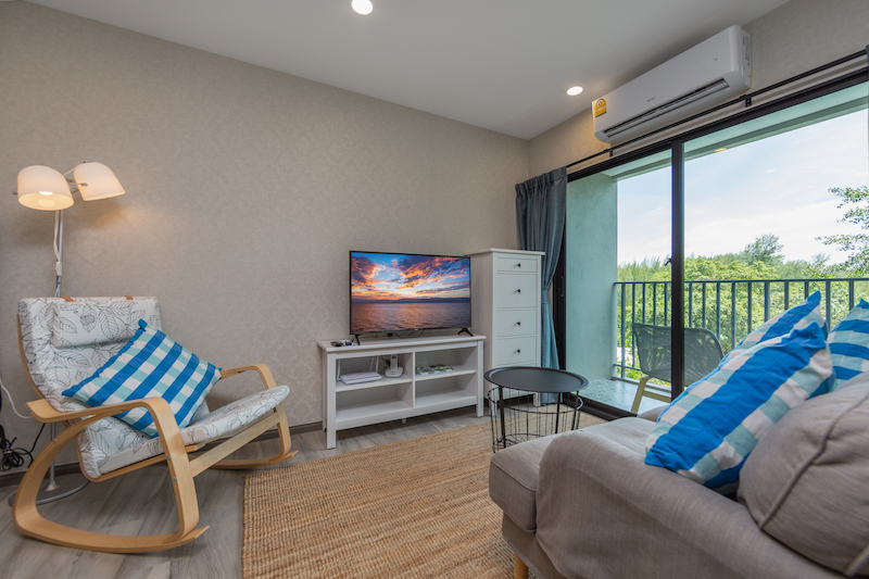 Комфортабельные апартаменты студия и с видом на бассейн в проекте Зе Тайтл Резиденс Наянг, на пляже Найянг