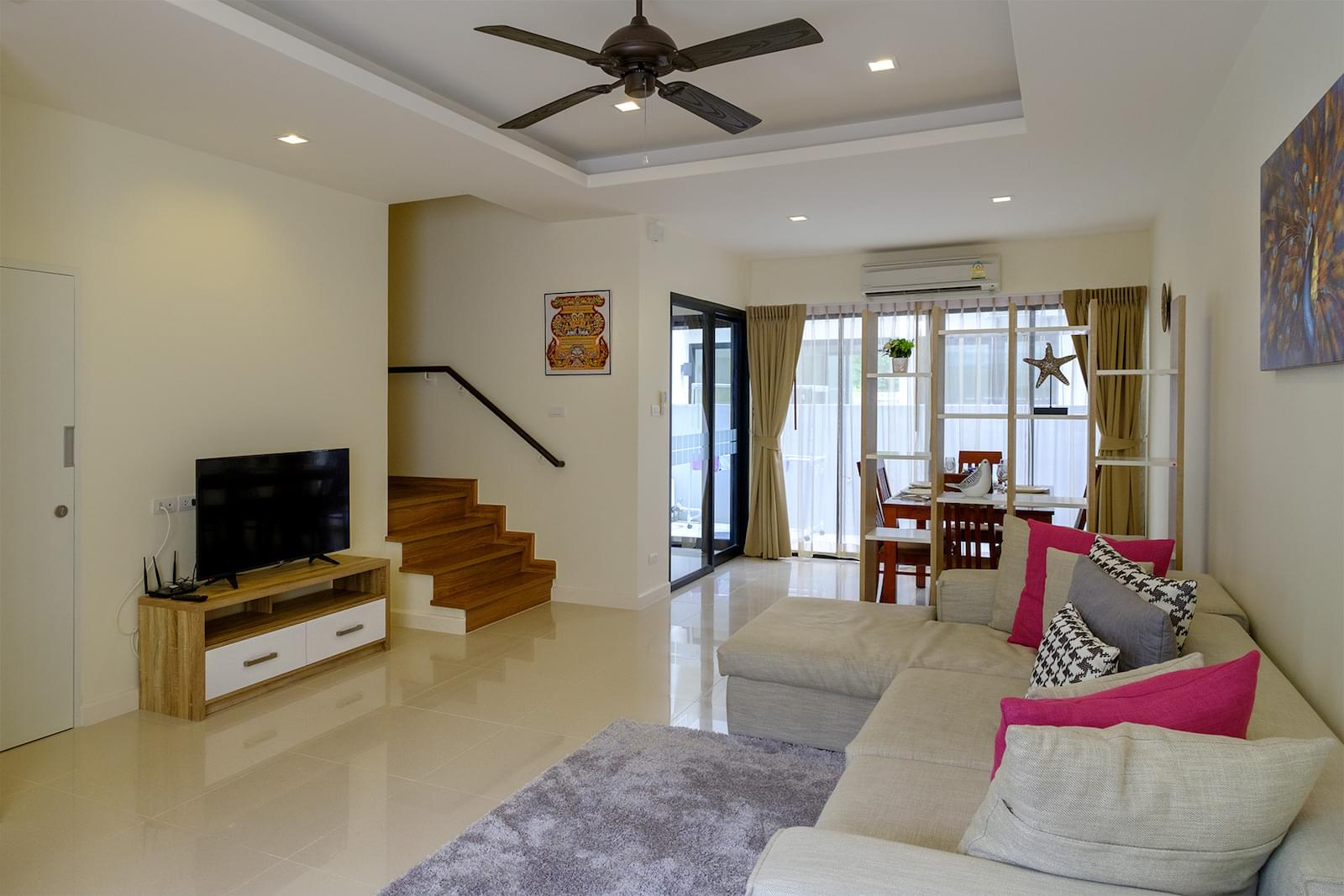 Роскошный таунхаус с 3 спальнями и с видом на сад в проекте Лагуна Парк, на пляже Бангтао/Лагуна