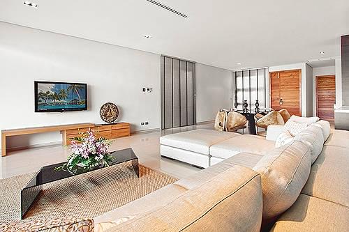 Великолепная вилла с 3 спальнями и с видом на море в проекте Ева бич, на пляже Равай