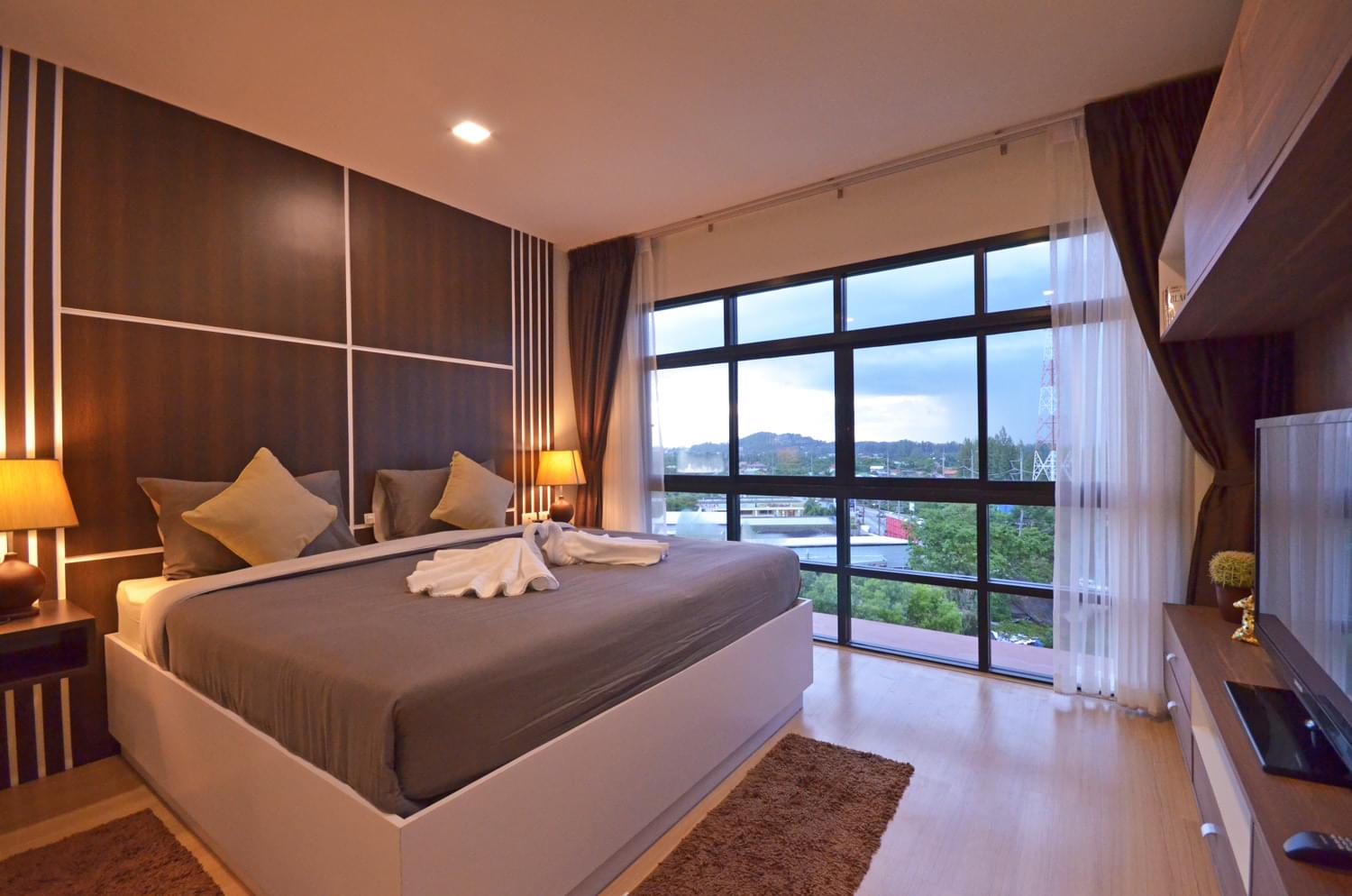 Потрясающие апартаменты с 1 спальней и с видом на сад в проекте Зе Найс Кондотель, на пляже Бангтао/Лагуна