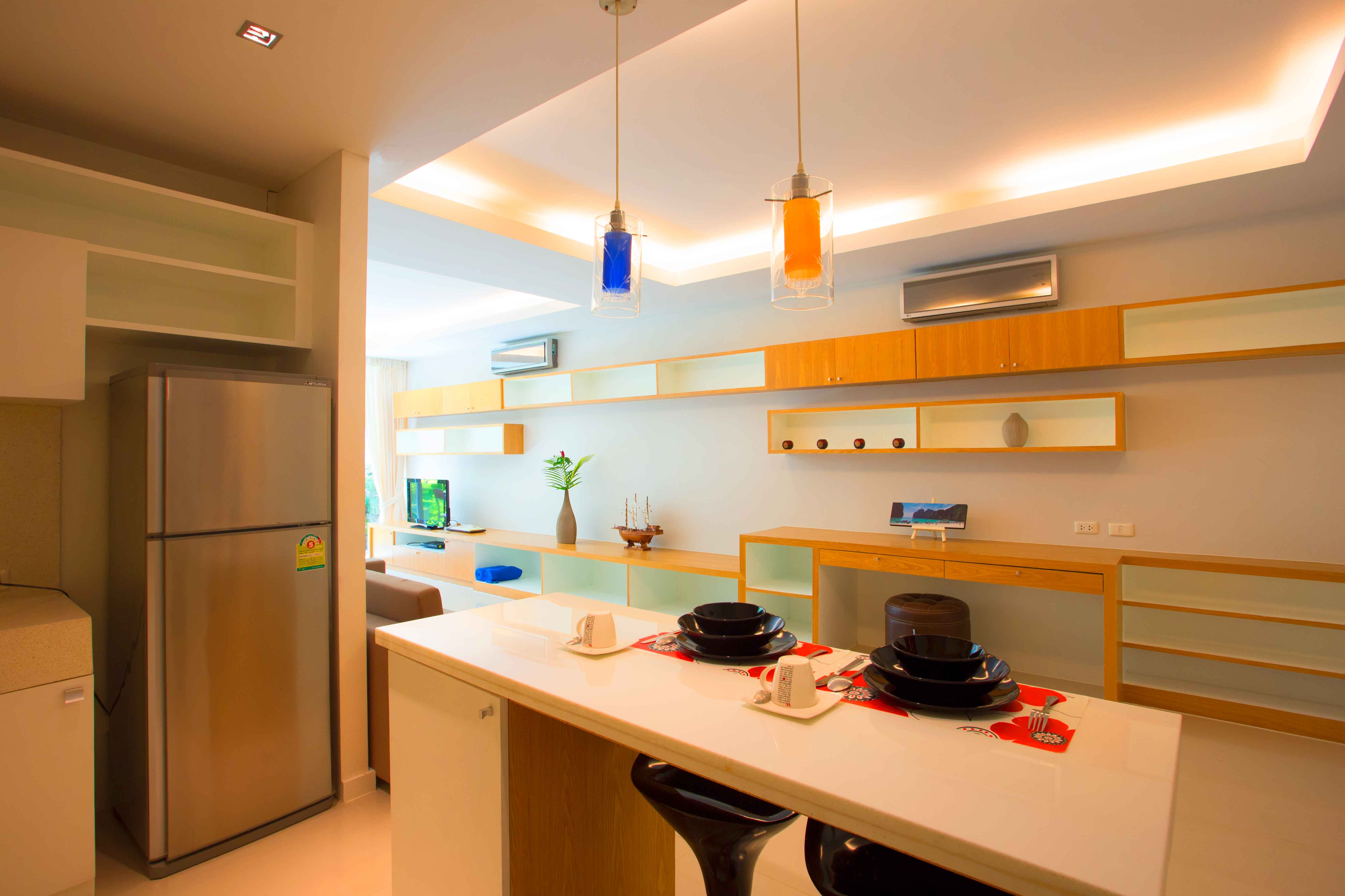 Прекрасные апартаменты с 1 спальней и с видом на горы в проекте Зе Tрис резиденс, на пляже Камала 