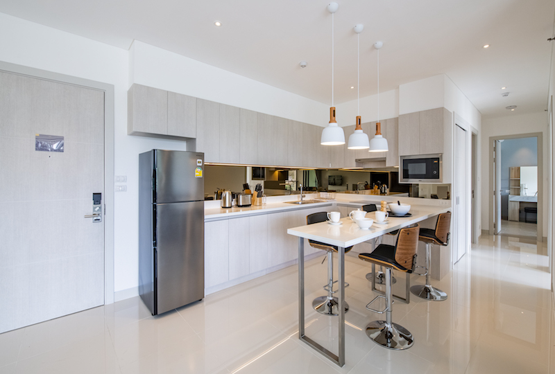 Модные апартаменты с 3 спальнями и с видом на море в проекте Кассия Резиденсис, на пляже Бангтао/Лагуна