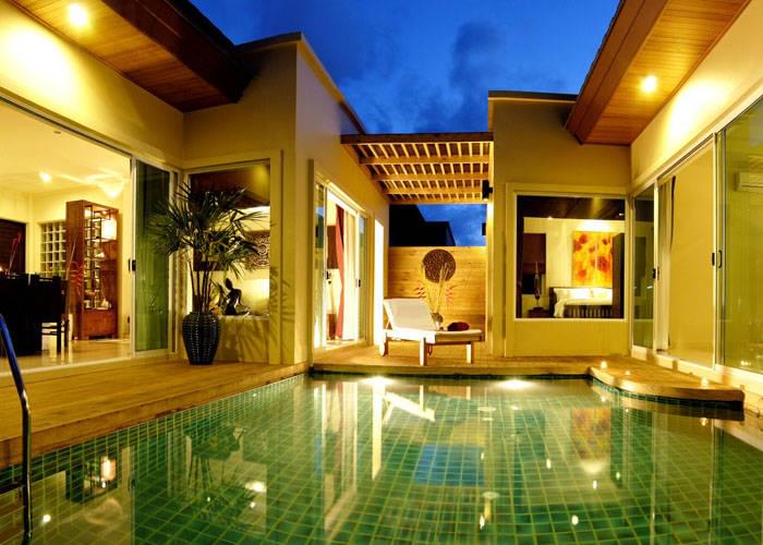 Комфортабельная вилла с 2 спальнями и с видом на бассейн в проекте Прима Вилла Карон, на пляже Карон