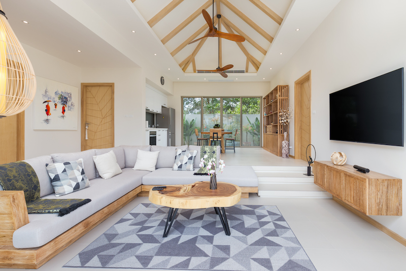 Роскошная вилла с 3 спальнями и с видом на бассейн в проекте Тричада, на пляже Бангтао/Лагуна