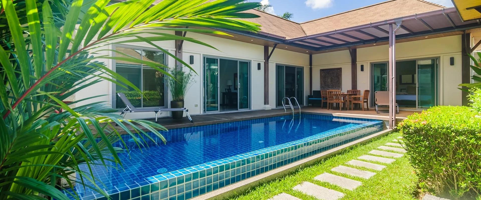 Сногсшибательная вилла с 3 спальнями и с видом на бассейн в проекте Ниш Виллас, на пляже Найхарн