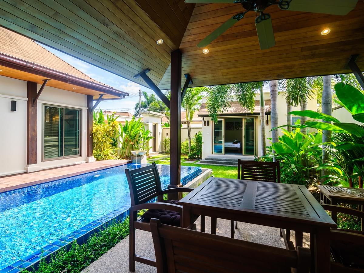 Прекрасная вилла с 3 спальнями и с видом на бассейн в проекте Ниш Виллас, на пляже Найхарн