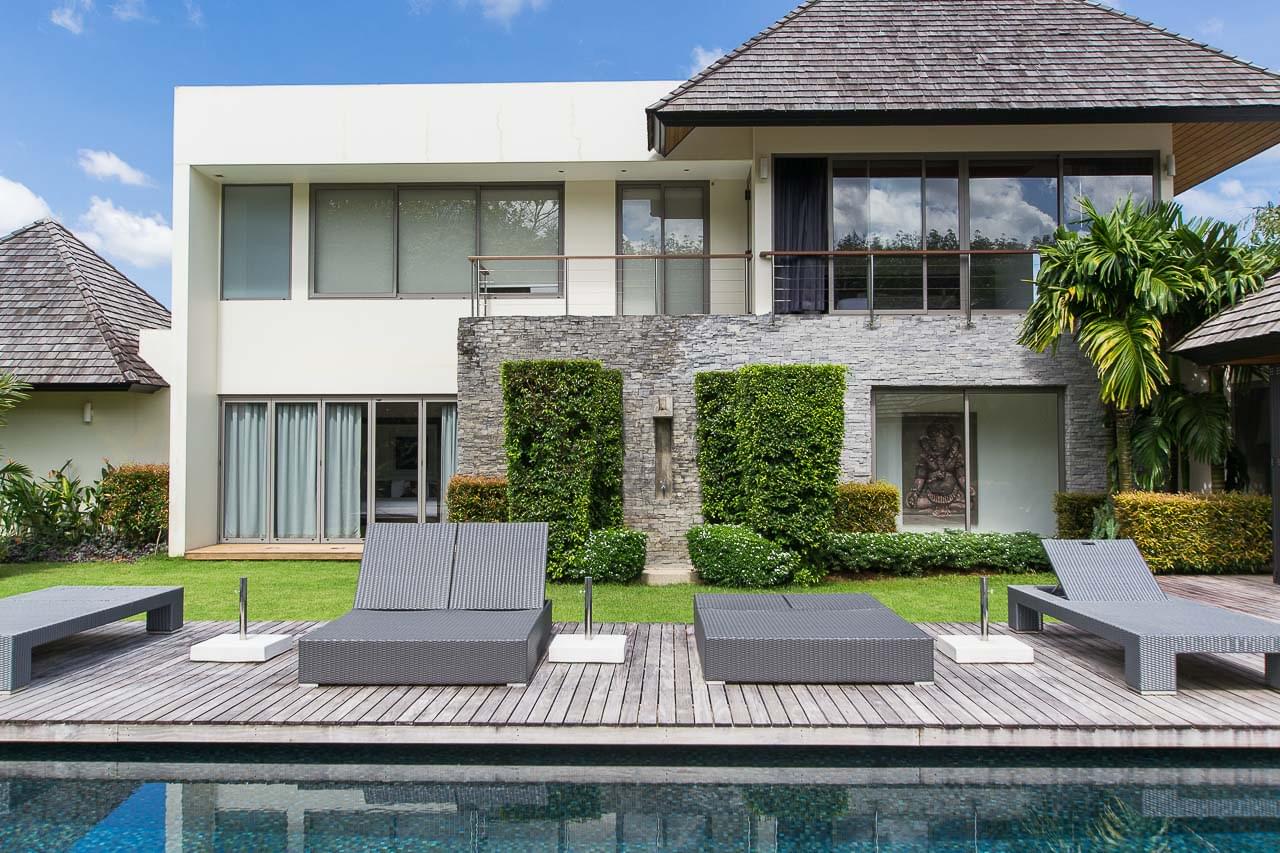 Великолепная вилла с 4 спальнями и с видом на бассейн в проекте Лаян Хиллс Естейт, на пляже Бангтао/Лагуна