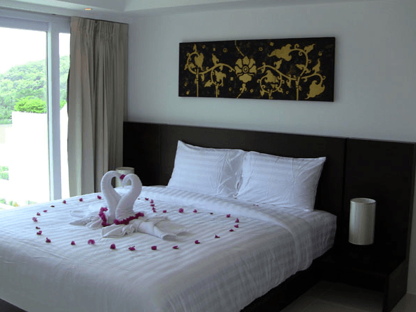 Восхитительные апартаменты с 1 спальней и с видом на море в проекте Ката Оушен Вью, на пляже Ката