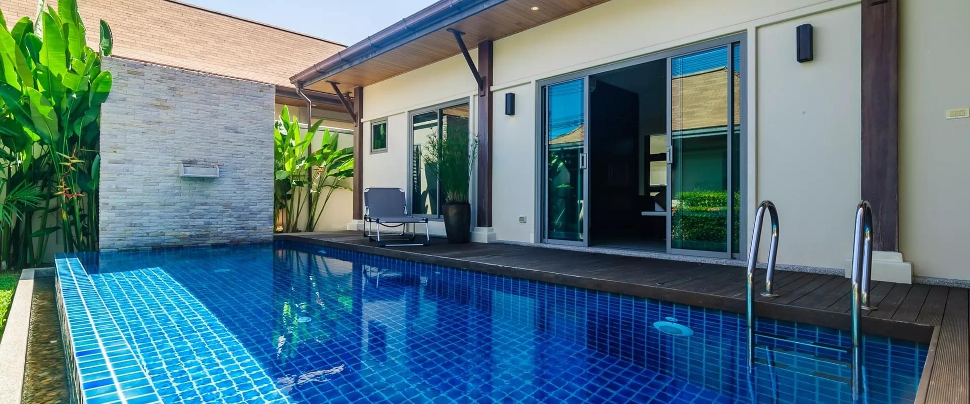 Сногсшибательная вилла с 3 спальнями и с видом на бассейн в проекте Ниш Виллас, на пляже Найхарн