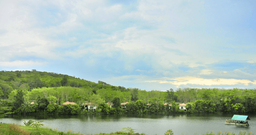 Прекрасный таунхаус с 1 спальней и с видом на озеро, на пляже Таланг