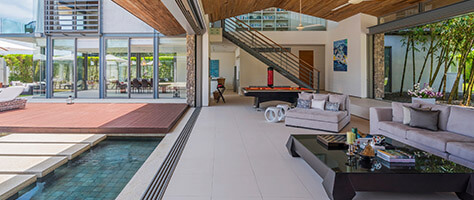 Великолепная вилла премиум класса с 6 спальнями и с видом на море в проекте Сава виллаc, на пляже Натай