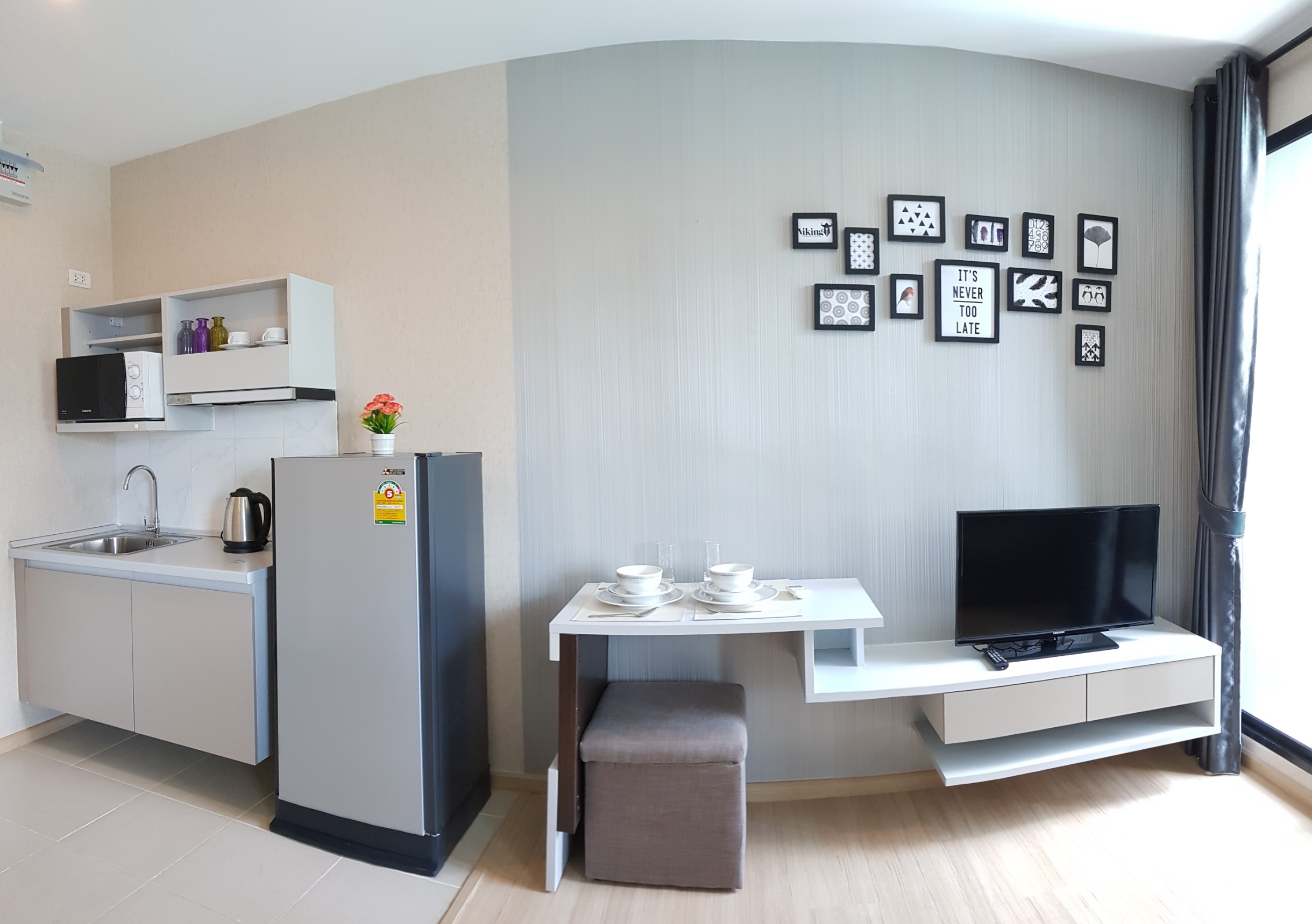 Восхитительные апартаменты с 1 спальней и с видом на город в проекте Зескейп 1 Кондоминиум, на пляже Бангтао/Лагуна