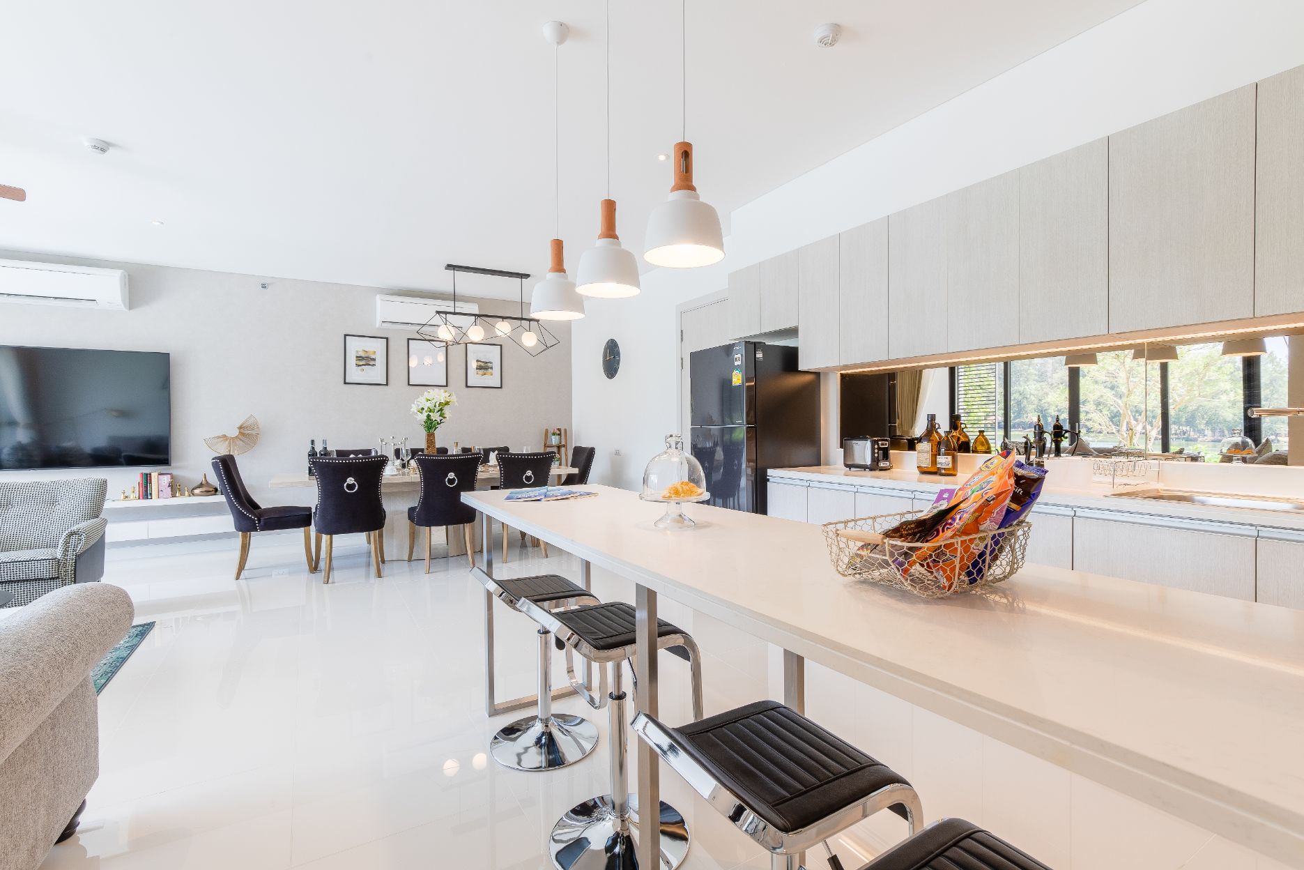 Шикарные апартаменты с 3 спальнями и с видом на море в проекте Кассия Резиденсис, на пляже Бангтао/Лагуна