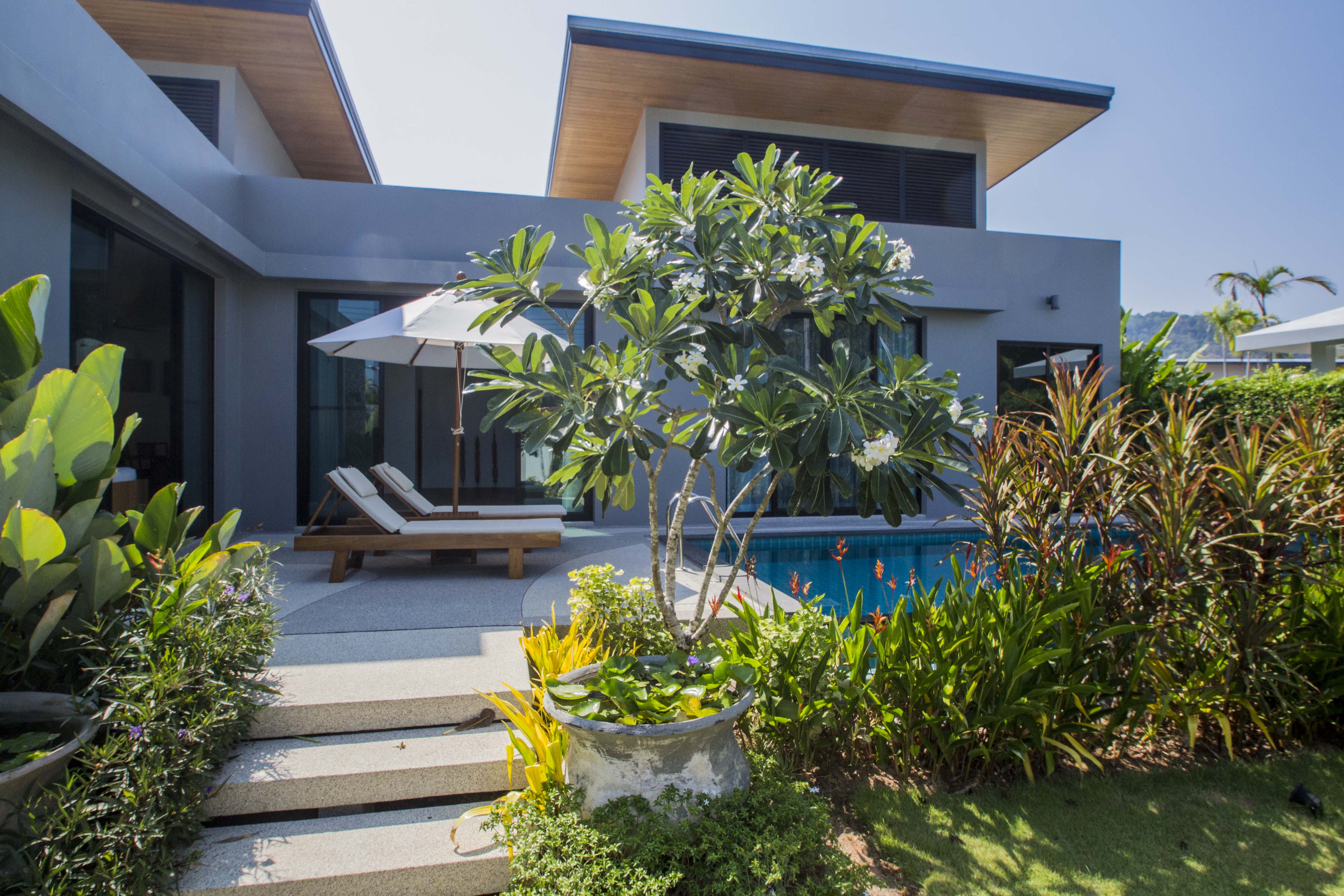 Сказочная вилла с 3 спальнями и с видом на бассейн в проекте Модерн Зен, на пляже Найхарн