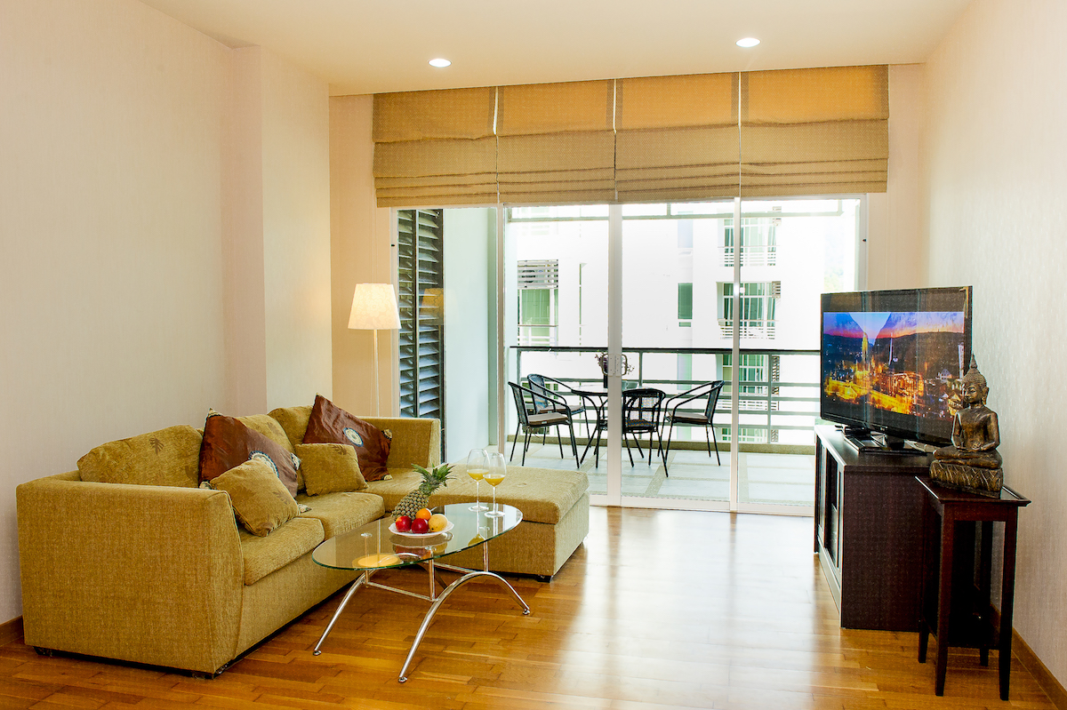 Шикарные апартаменты с 1 спальней и с видом на бассейн в проекте Карон Хилл, на пляже Карон