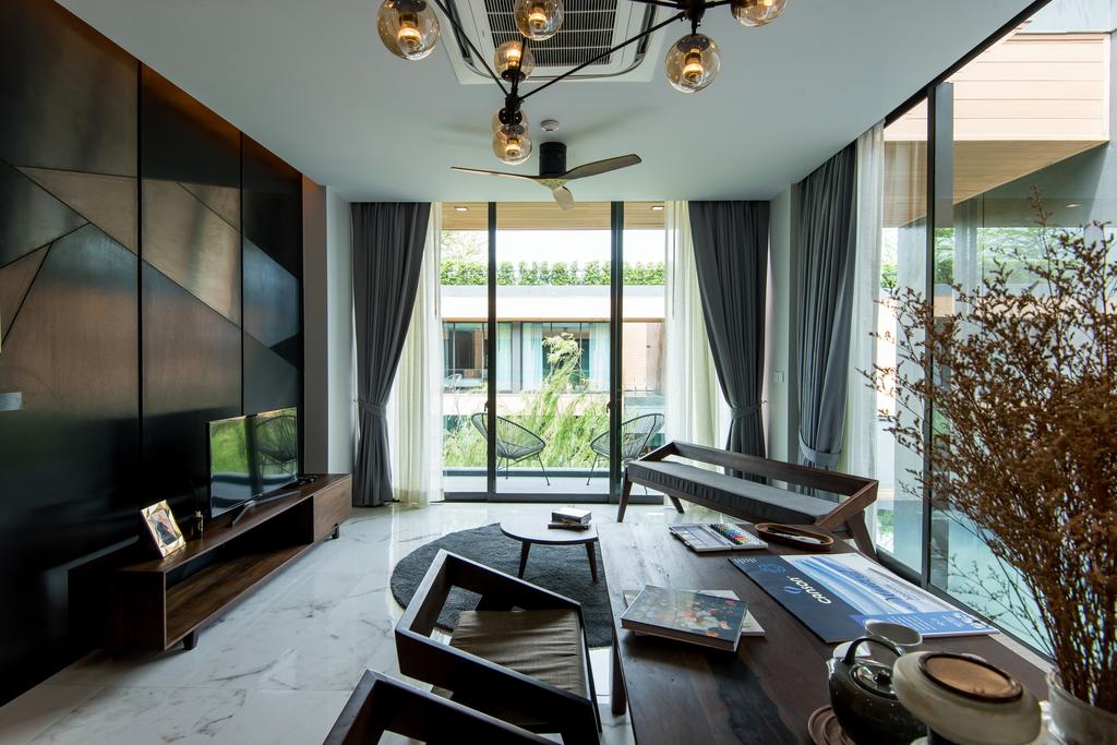 Роскошные апартаменты с 1 спальней и с видом на море в проекте Глэм Хэбитат, на пляже Камала 