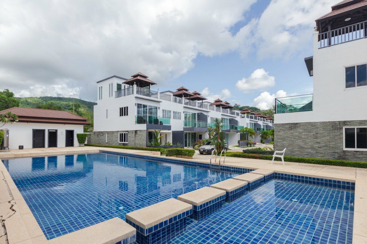 Шикарная вилла с 2 спальнями и с видом на горы в проекте Камала Парадайс 1, на пляже Камала 