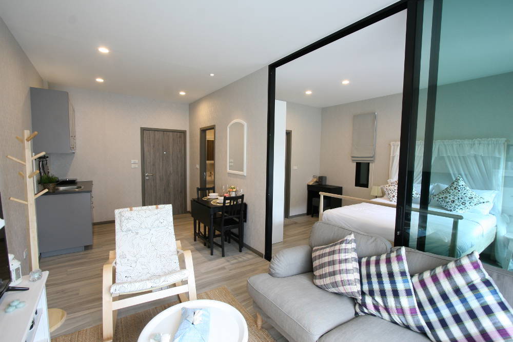 Шикарные апартаменты с 1 спальней и с видом на бассейн в проекте Зе Тайтл Резиденс Наянг, на пляже Найянг