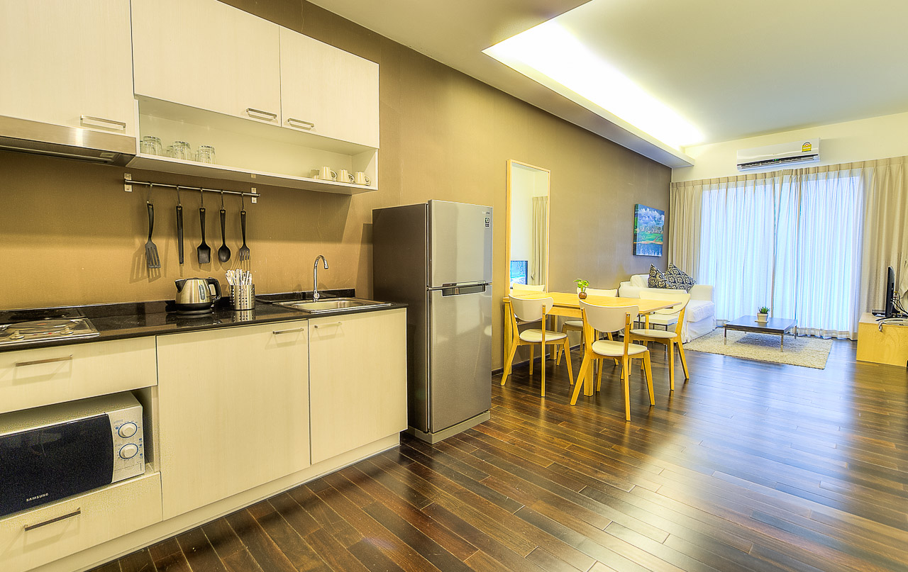 Роскошные апартаменты с 2 спальнями и с видом на бассейн, не далеко от моря в проекте Зе Тайтл Равай, на пляже Равай