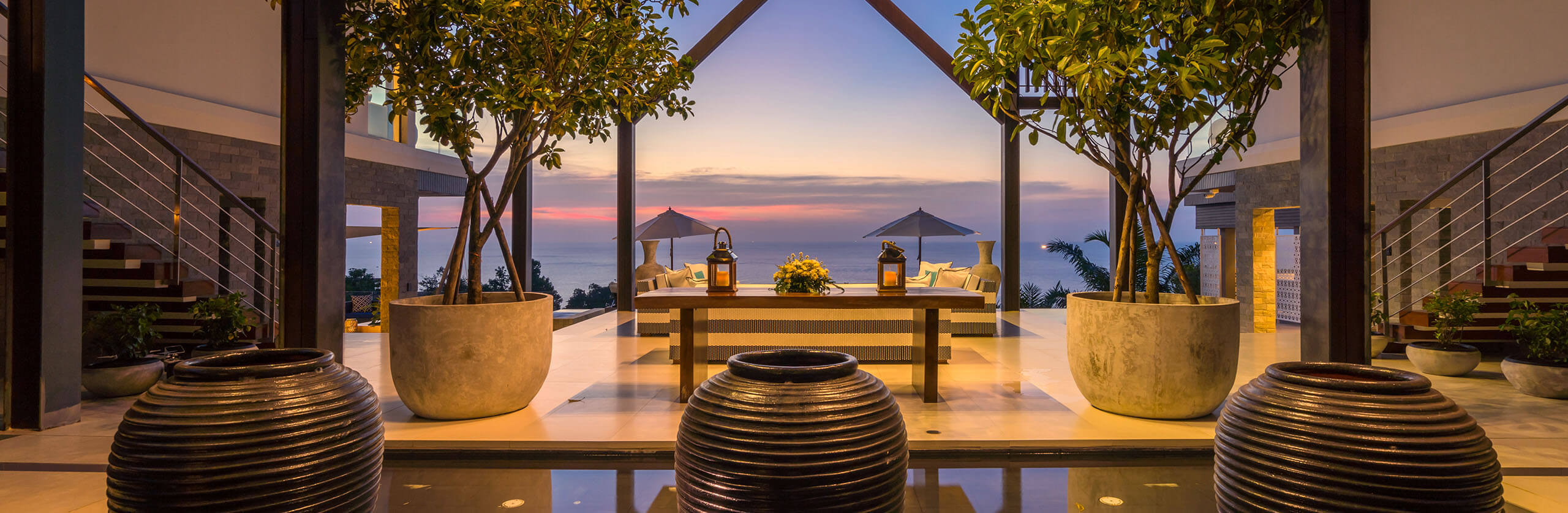 Шикарная вилла с 6 спальнями и с видом на море в проекте Кейп Амарин, на пляже Камала 