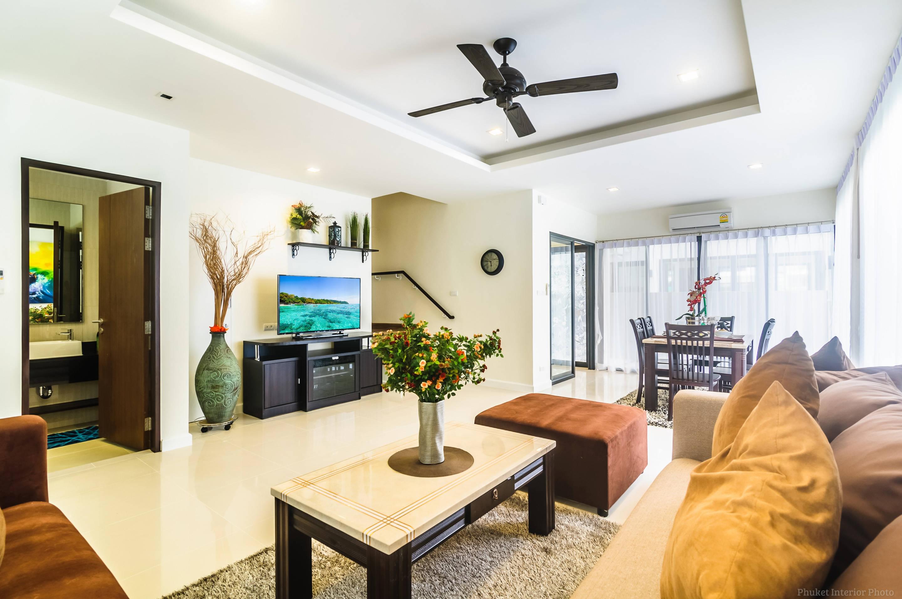 Удобный таунхаус с 3 спальнями и с видом на сад в проекте Лагуна Парк, на пляже Бангтао/Лагуна