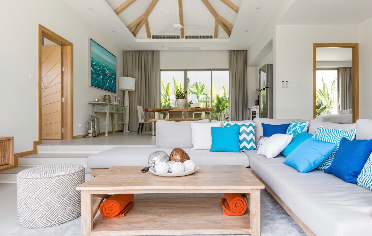 Роскошная вилла с 3 спальнями и с видом на бассейн в проекте Тричада, на пляже Бангтао/Лагуна