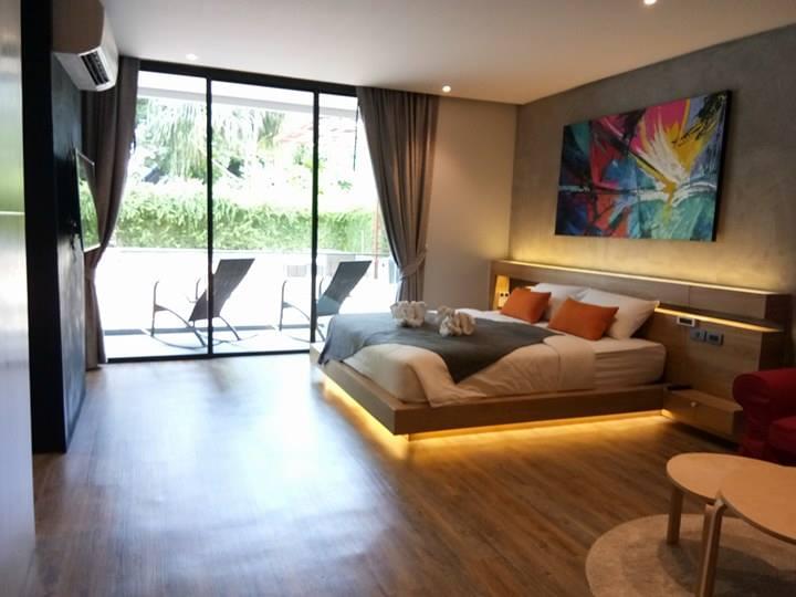 Комфортабельные апартаменты с 1 спальней и с видом на город в проекте Ре Лайф, на пляже Найхарн