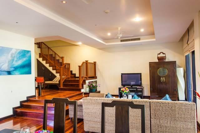 Сногсшибательные апартаменты с 3 спальнями и с видом на сад, не далеко от моря в проекте Маантаван, на пляже Бангтао/Лагуна