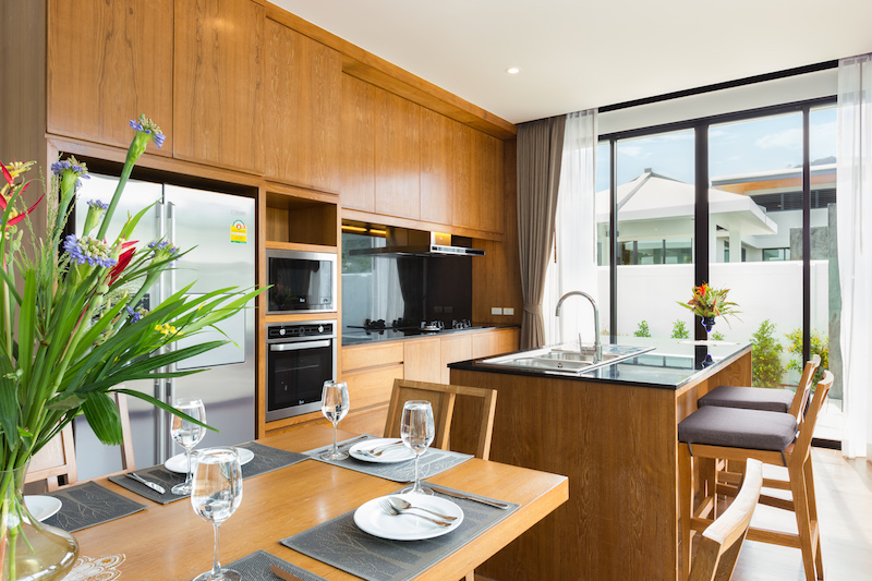 Сногсшибательная вилла с 3 спальнями и с видом на сад в проекте Модерн Зен, на пляже Найхарн