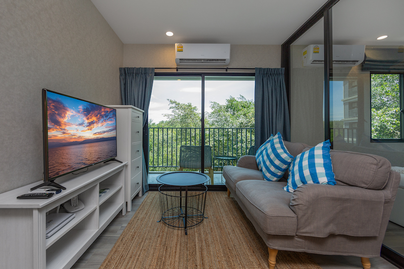 Комфортабельные апартаменты студия и с видом на бассейн в проекте Зе Тайтл Резиденс Наянг, на пляже Найянг