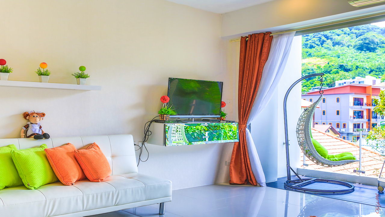 Модные апартаменты с 1 спальней и с видом на бассейн в проекте Карон Чик, на пляже Карон